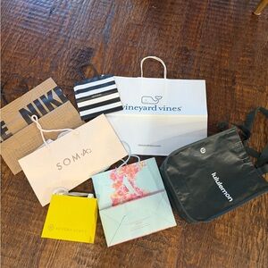 Assorted Brand Shopping Bags Collection